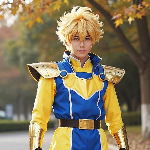 Realistic Ramba Ral Cosplay in Autumn