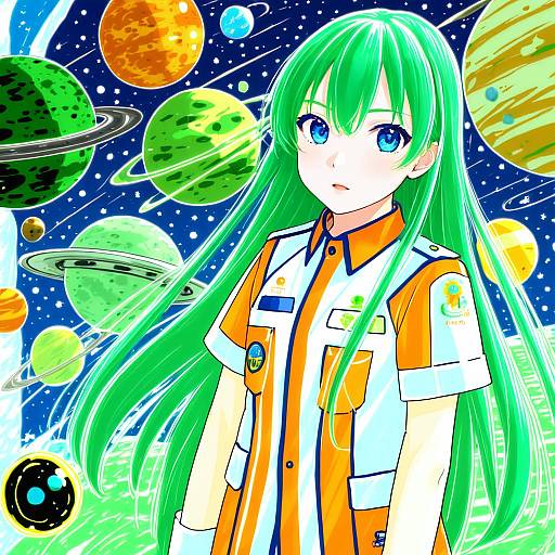 Illustration of Alice carroll, aria (manga) in the style of Kazuma (kazumav)