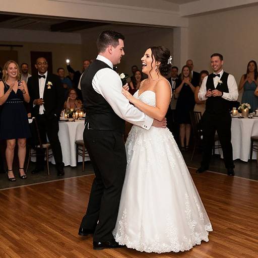 Ring Bearer Dance Action Shot