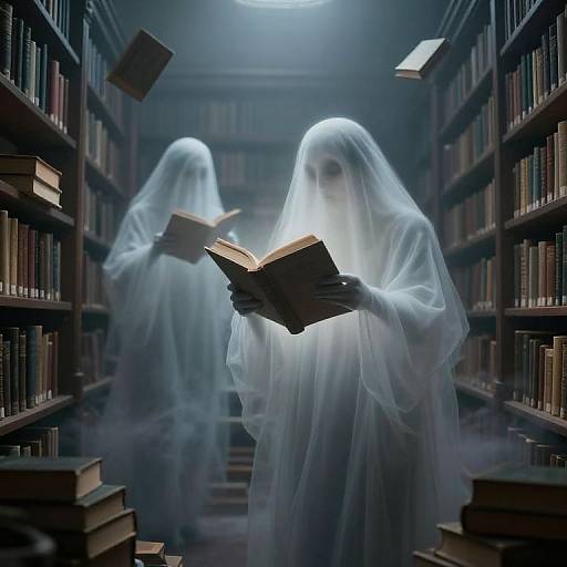Ethereal Librarians Summoning Dream Books