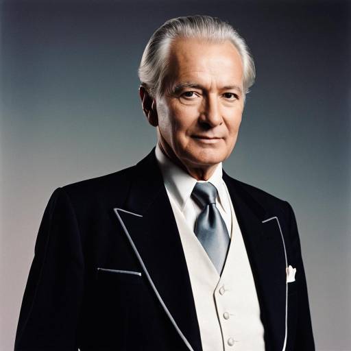 Dignified Elderly Man in Vintage Formalwear