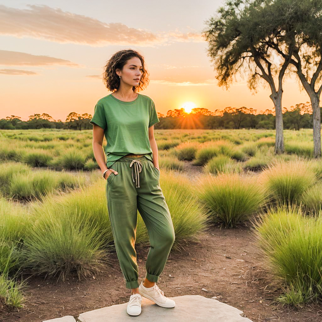 Explorer Outfit in Vibrant Sunset