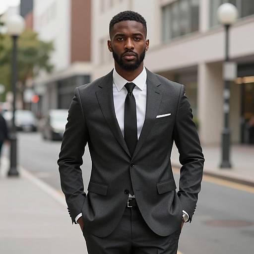 Stylish Young Man in Urban Attire