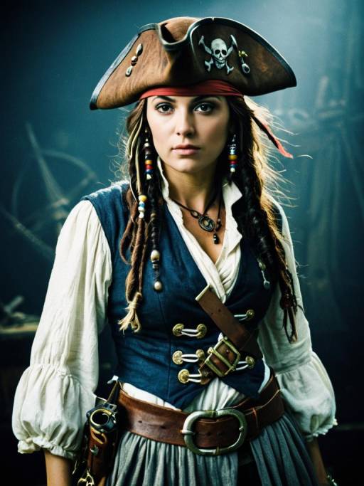 Cinematic Pirate Cosplay of Jack Sparrow
