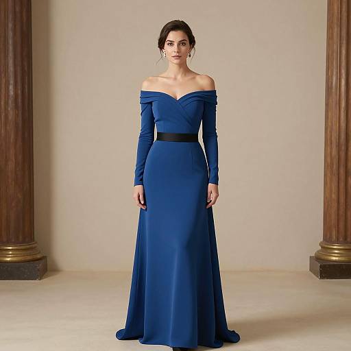 Elegant Palazzo Top Costume Portrait