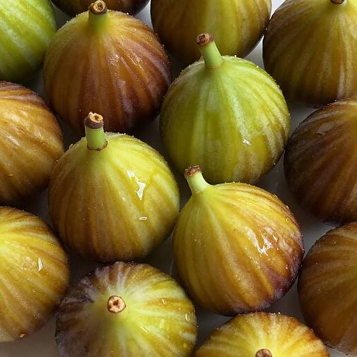 Close-Up of Colorful Fresh Figs