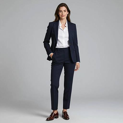 Confident Woman in Stylish Business Suit