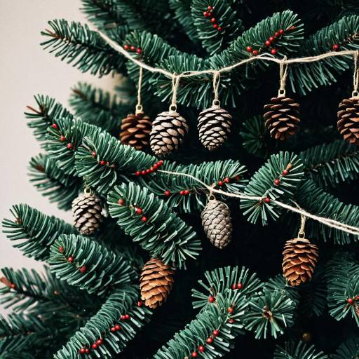 Pine Cone Garland Christmas Decorations