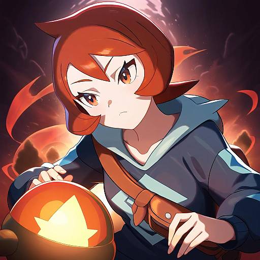 Illustration of Arezu (pokemon), pokemon in the style of O (rakkasei)