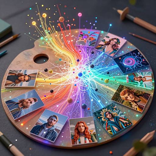 AI Image Generator as Digital Palette