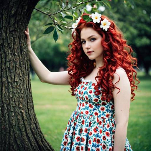 Whimsical Outdoor Girl Cosplay Scene