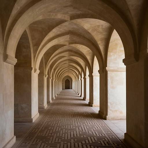 Infinite Spiral Corridor with Labyrinth