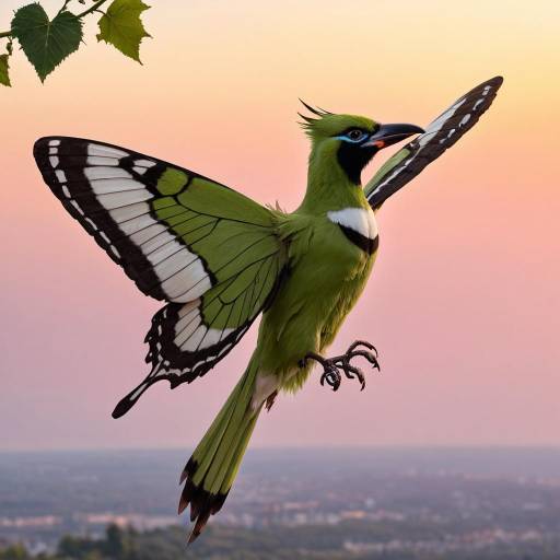 Colorful Butterfly in Sunset Harmony Colorful Butterfly in Sunset Harmony