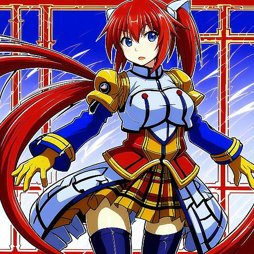Illustration of Arf, lyrical nanoha in the style of Gotou hisashi