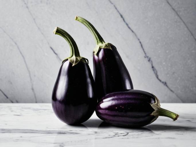 Elegant Eggplant Wallpaper Design