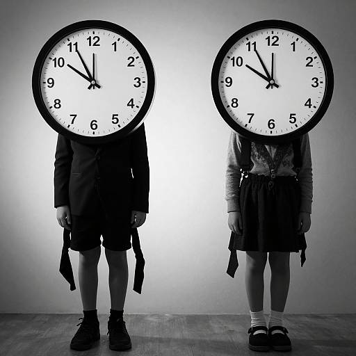 Children with Shadow Clock Coattails