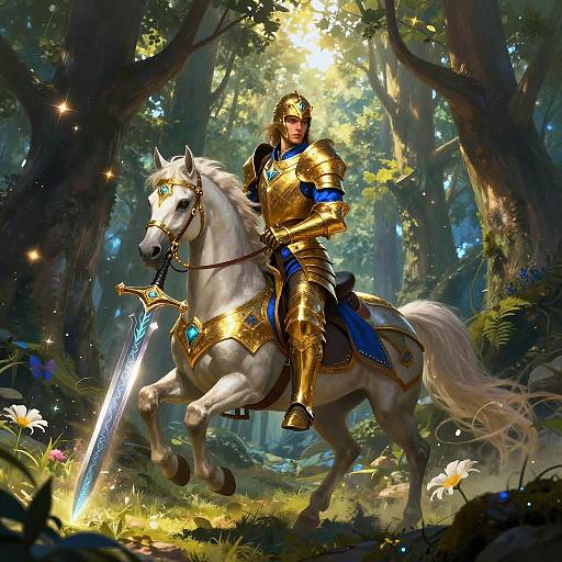 Chevalier in Enchanted Forest