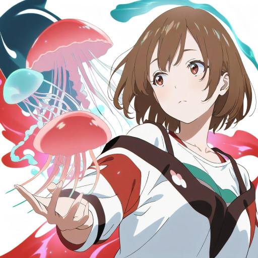 Illustration of Kouzuki mahiru, yoru no kurage wa oyogenai in the style of Marui koishi