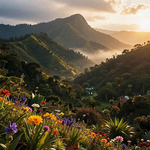 Latin America Golden Hour Landscape