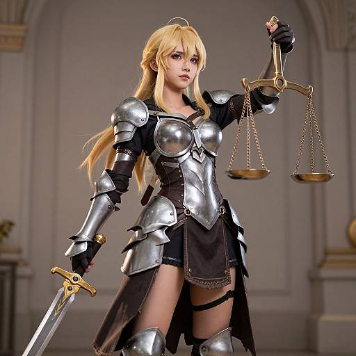Blonde Anime Lady Justice Warrior