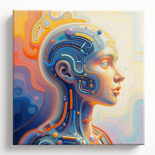 Futuristic AI Digital Art Generator