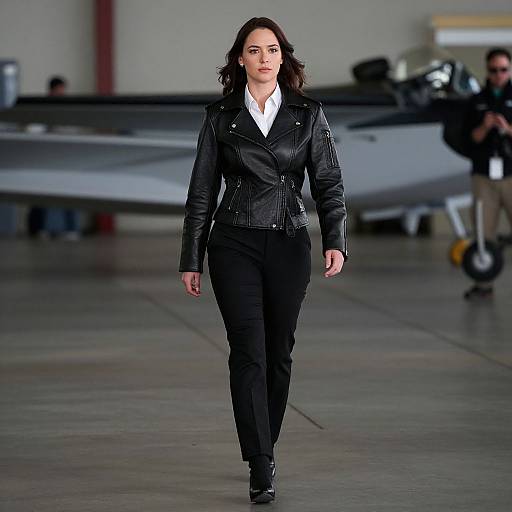 Penny Benjamin in Top Gun Outfit