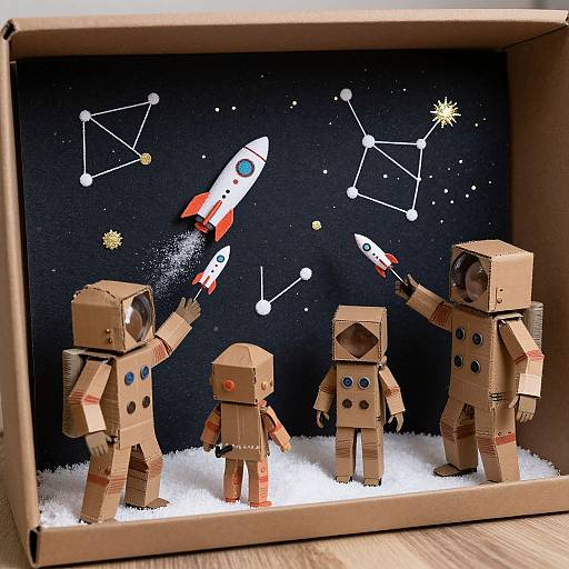 Kids Exploring Miniature Cosmic Universe