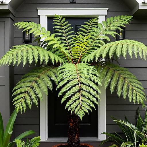 Dramatic Australian Tree Fern Decor