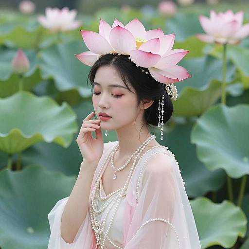 Ethereal Lotus Fairy in Dreamland