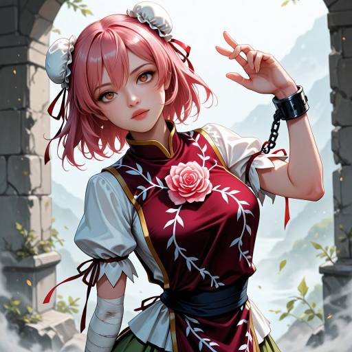 Ibaraki Kasen in Unique Tabard Style