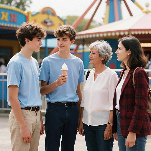 Family Fun Day at the Amusement Park