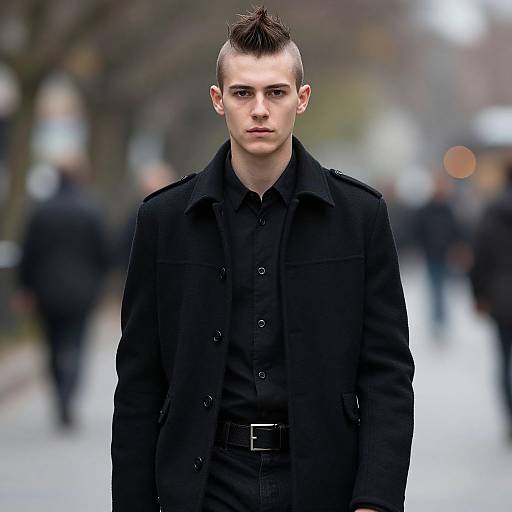 Dark Academia Male Outfit Portrait