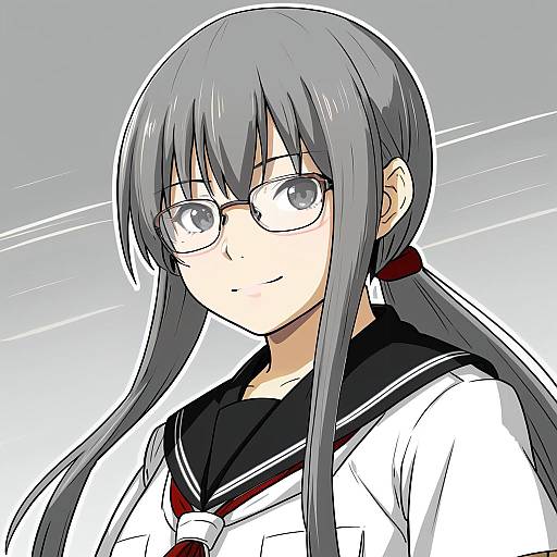 Illustration of Amagiri (kancolle), kantai collection in the style of Shiseki hirame