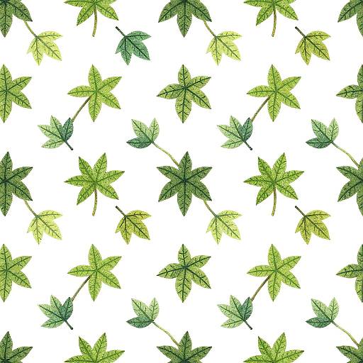 Whimsical Fantasy Leafy Vine Texture