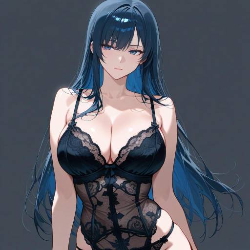 Elegant Tall Girl in Lingerie Portrait Elegant Tall Girl in Lingerie Portrait
