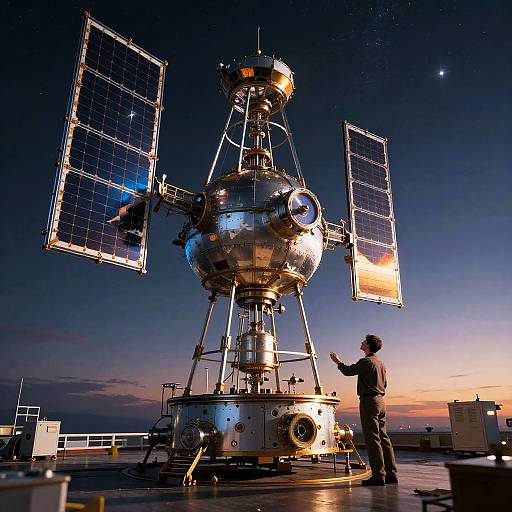 Antique Automaton Archivist in Orbiting Observatory