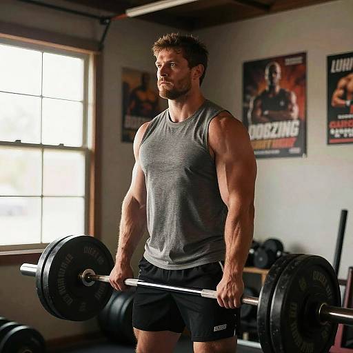 Beefy Dad Bod Lifting at Home Gym
