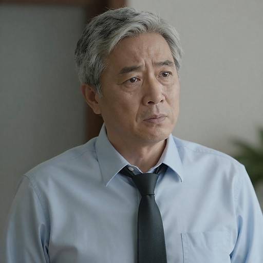 Concerned Middle-Aged Man Portrait