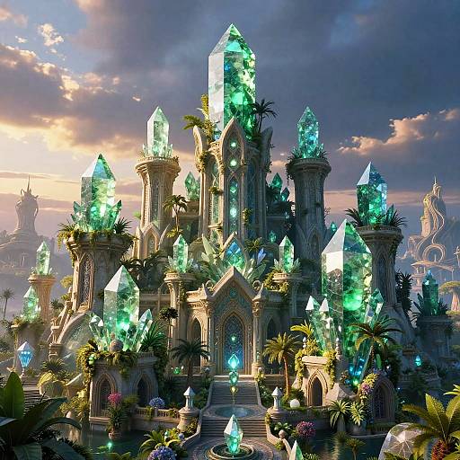 Emerada: Crystal Gemstone Fantasy City