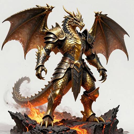 Legendary Dragon Scale Armor Concept