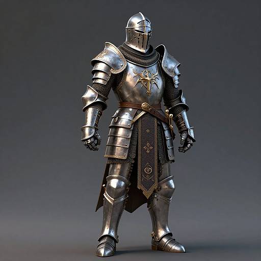 Semi-Realistic Warforged Bishop Armor