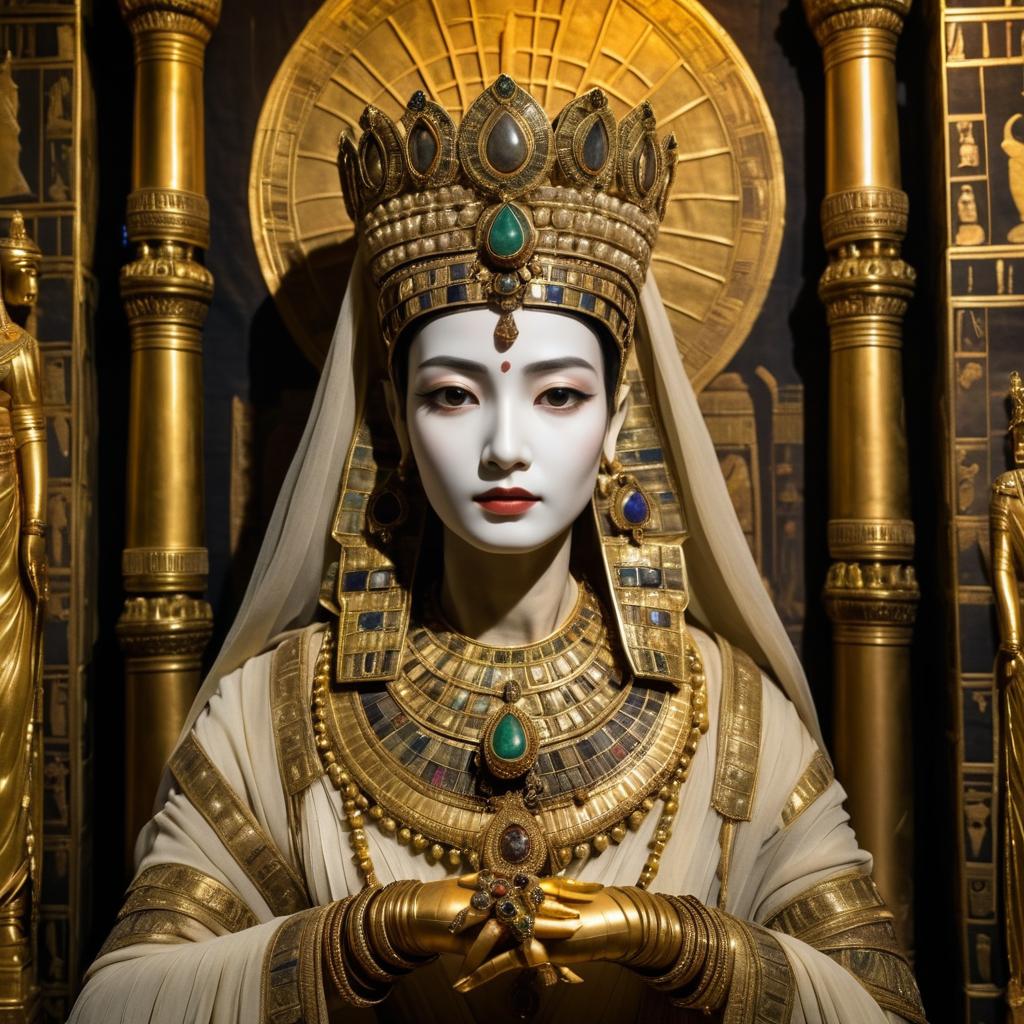 Eerie Portrait of a Mummified Empress