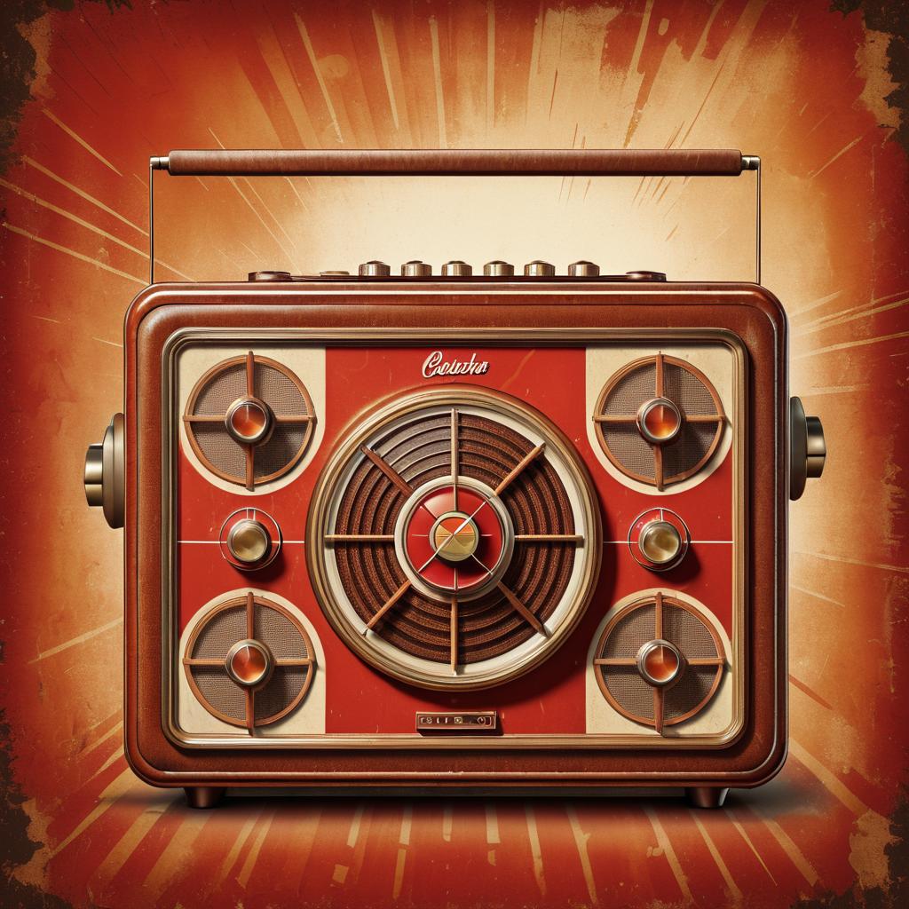 Retro Radio Vintage Poster Art