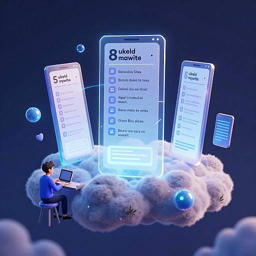 Cyberpunk Classified Ads Concept Art