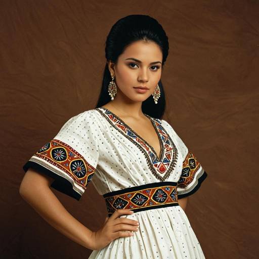 Elegant Girl in Ankara Costume and Jewelry