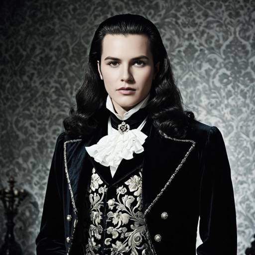 Gothic Aristocratic Man in 1960s Costume