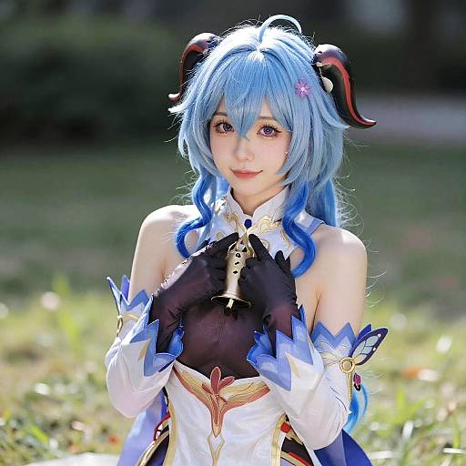 Cosplay of Ganyu from Genshin Impact