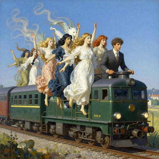 Ethereal Spirits Train to Afterlife