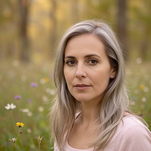 Serene Forest Morning Portrait