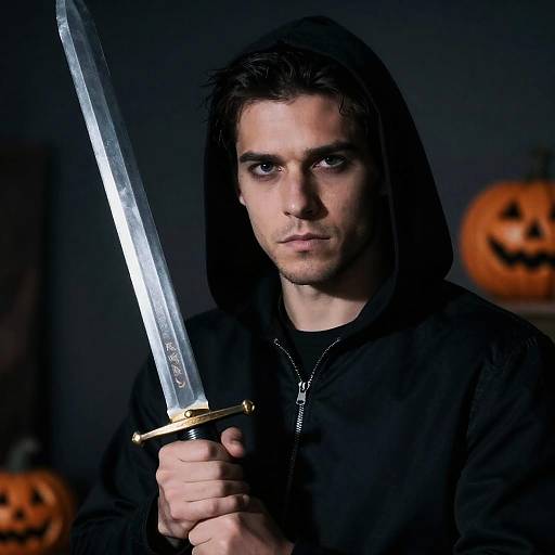 Weird Adult Halloween Costume Close-Up